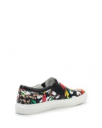 Мужские разноцветные кожаные слипоны от Ash