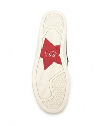 Женские разноцветные кожаные слипоны от Ash