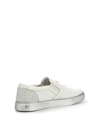 Мужские разноцветные кожаные слипоны от Bikkembergs