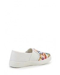 Женские разноцветные кожаные слипоны от Catherine