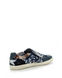 Мужские разноцветные кожаные слипоны от Dino Ricci Trend