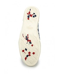 Мужские разноцветные кожаные слипоны от Dino Ricci Trend