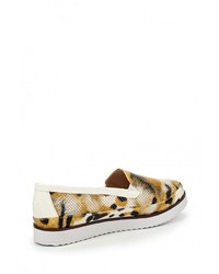 Женские разноцветные кожаные слипоны от Instreet