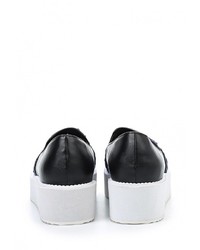 Женские разноцветные кожаные слипоны от LOST INK