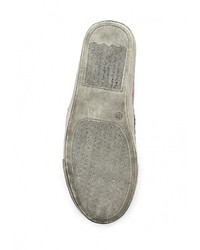 Женские разноцветные кожаные слипоны от Playgirl