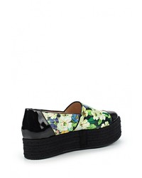 Женские разноцветные кожаные слипоны от Roberto Botticelli