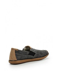 Мужские разноцветные кожаные слипоны от Tesoro