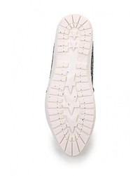 Женские разноцветные кожаные слипоны от Via Giulia