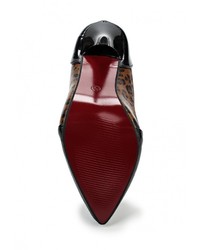 Разноцветные кожаные туфли от Buonarotti