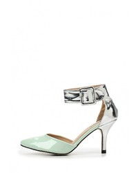 Разноцветные кожаные туфли от Buonarotti