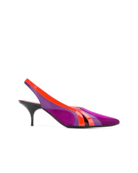 Разноцветные кожаные туфли от Emilio Pucci