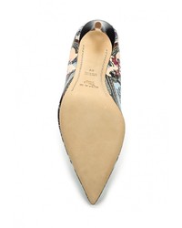 Разноцветные кожаные туфли от Etro