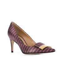 Разноцветные кожаные туфли от Sergio Rossi