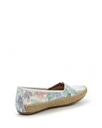 Женские разноцветные кожаные эспадрильи от Jana