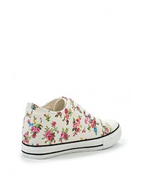 Разноцветные кроссовки на танкетке от Bella Comoda