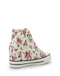 Разноцветные кроссовки на танкетке от Bella Comoda