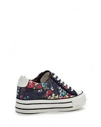 Разноцветные кроссовки на танкетке от Ideal