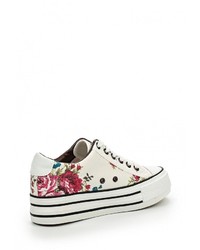 Разноцветные кроссовки на танкетке от Ideal