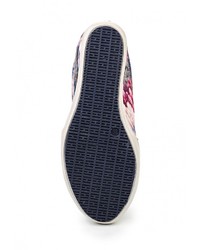 Разноцветные кроссовки на танкетке от Spur