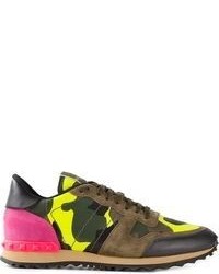 Мужские разноцветные кроссовки с принтом от Valentino Garavani
