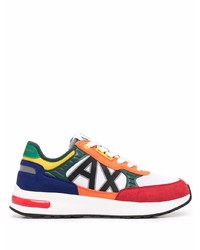 Мужские разноцветные кроссовки от Armani Exchange
