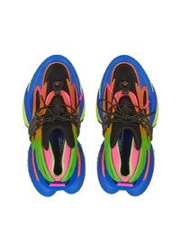 Мужские разноцветные кроссовки от Balmain