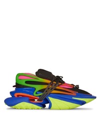 Мужские разноцветные кроссовки от Balmain