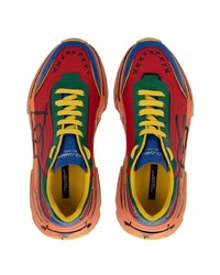 Мужские разноцветные кроссовки от Dolce & Gabbana