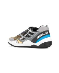 Мужские разноцветные кроссовки от Lanvin