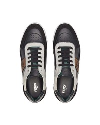 Мужские разноцветные кроссовки от Fendi