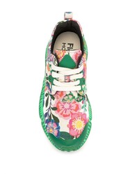 Мужские разноцветные кроссовки от Walter Van Beirendonck