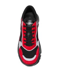 Мужские разноцветные кроссовки от Balmain