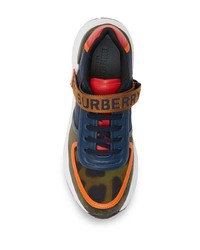 Мужские разноцветные кроссовки от Burberry