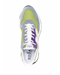 Мужские разноцветные кроссовки от Hogan