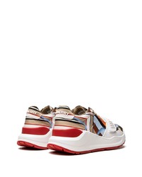 Мужские разноцветные кроссовки от Burberry