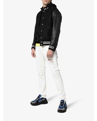 Мужские разноцветные кроссовки от Balmain