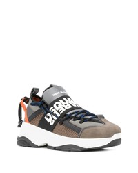 Мужские разноцветные кроссовки от DSQUARED2