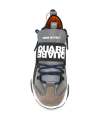 Мужские разноцветные кроссовки от DSQUARED2