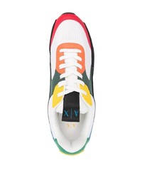 Мужские разноцветные кроссовки от Armani Exchange