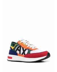 Мужские разноцветные кроссовки от Armani Exchange