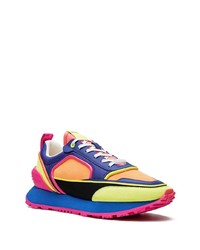 Мужские разноцветные кроссовки от Balmain