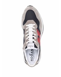 Мужские разноцветные кроссовки от Hogan