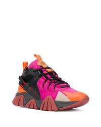 Мужские разноцветные кроссовки от Versace