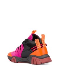 Мужские разноцветные кроссовки от Versace