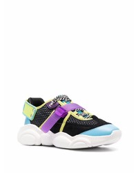 Мужские разноцветные кроссовки от Moschino