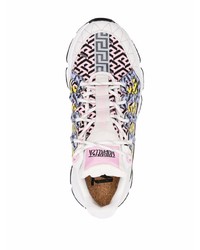 Мужские разноцветные кроссовки от Versace