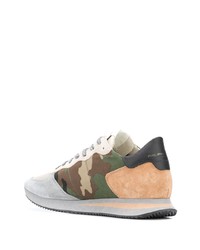 Мужские разноцветные кроссовки от Philippe Model Paris