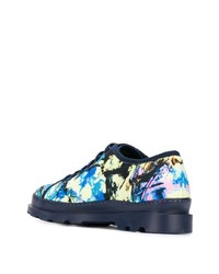 Мужские разноцветные низкие кеды из плотной ткани от Camper