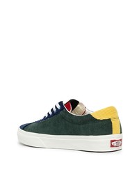 Мужские разноцветные низкие кеды из плотной ткани от Vans