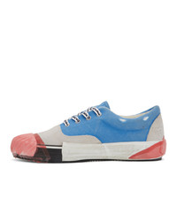 Мужские разноцветные низкие кеды от Palm Angels